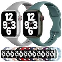 Sportbandje Slim Fit - Rood - Geschikt voor Apple Watch 38mm / 40mm / 41mm / 42mm - thumbnail