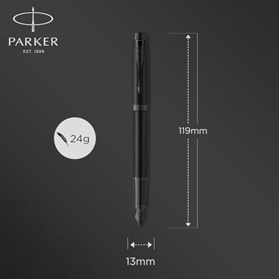 Parker IM vulpen medium, zwart BT
