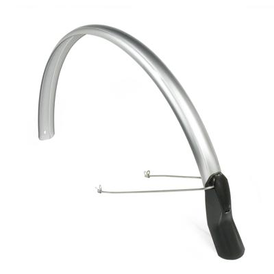 Achterspatbord Eurofender Scatto 28" x 51 mm - zilver