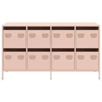 Dressoir 135x39x73,5 cm koudgewalst staal roze - thumbnail