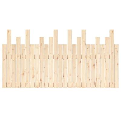 Hoofdbord wandmontage 159,5x3x80 cm massief grenenhout