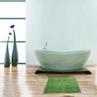 MSV Badkamerkleedje|badmat vloer - groen - 45 x 70 cm - thumbnail