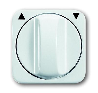 Busch Jaeger WIT afdekplaat + knop draaischakelaar - 4692065