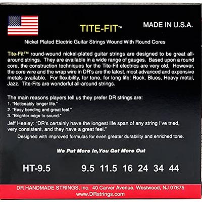 DR Strings HT-9.5 Tite-Fit 9.5-44 set snaren voor elektrische gitaar