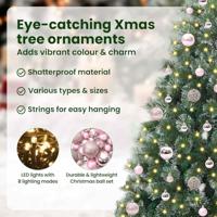 Kunstkerstboom met 300 LED met standaard Groen 180 cm PE en PVC - thumbnail