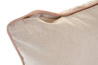 Kussen DKD Home Decor 50 x 15 x 50 cm Beige Roze Aluminium Traditioneel 50 x 1 x 50 cm - thumbnail