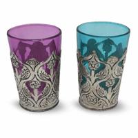 Kaarshouders Votief Brass & Glass - thumbnail