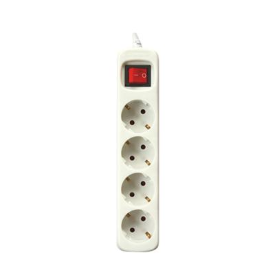 4-voudige Stekkerdoos met Schakelaar Silver Electronics Wit Afmeting 3 m 4-voudige Stekkerdoos met Schakelaar Silver Electronics Wit Afmeting 3 m