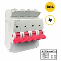 HS1 lastscheider 4 polig 100A hoofdschakelaar werkschakelaar lastschakelaar Voor AC en DC stroom - thumbnail