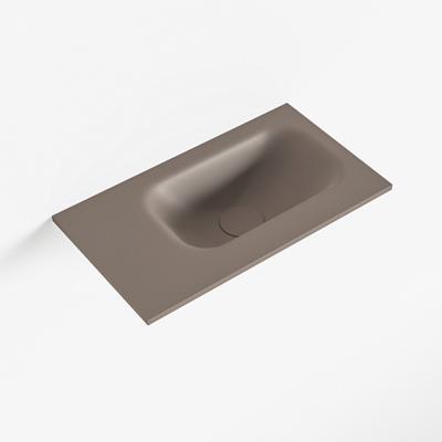 MONDIAZ EDEN Smoke solid surface inleg wastafel voor toiletmeubel 40cm. Positie wasbak rechts MONDIAZ EDEN Smoke solid surface inleg wastafel voor toiletmeubel 40cm. Positie wasbak rechts