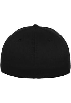 Flexfit FX6277 Wooly Combed Cap - Black/Black - Youth