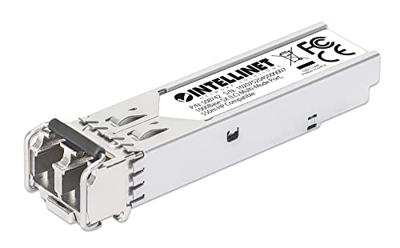 Intellinet 508742 Mini-GBIC Transceiver für LWL-Kabel (LC) Multimode-Port 550 m HPE-kompatibel Transceivermodule 1000 MBit/s 550 m Type module SX Intellinet 508742 Mini-GBIC Transceiver für LWL-Kabel (LC) Multimode-Port 550 m HPE-kompatibel Transceivermodule 1000 MBit/s 550 m Type module SX