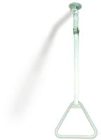 Triangel voor Plafondbevestiging Aangepast Sanitair Kunststof Wit - thumbnail