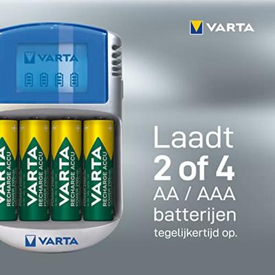 AA/AAA NiMH Batterij Lader 4x AA/HR6 2600 mAh - thumbnail