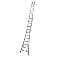 Little jumbo Opsteekladder PRO 2x16 met toprollen 4,25/7,50m - 1250300216 - thumbnail