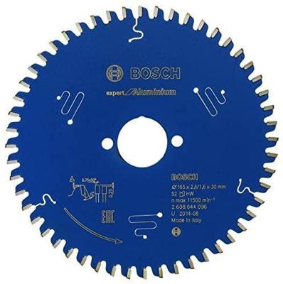 Bosch Accessoires Cirkelzaagblad Expert for Aluminium 165x30x2.2/1.6x52T - 2608644096