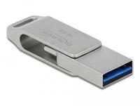 Delock 54075 Glazen pot voor USB-sticks 64 GB Zilver 54075 USB, USB-A, USB-C - thumbnail