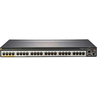Hpe Aruba 2930m 24 Smart Rate PoE+ 1-slot - Switch - 24 aansluitingen - L3 - beheer - stapelbaar