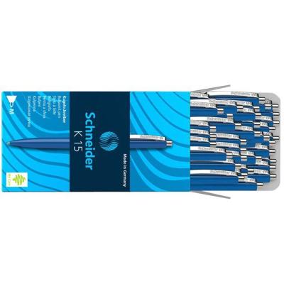 50x Balpen Schneider K 15 blauw medium