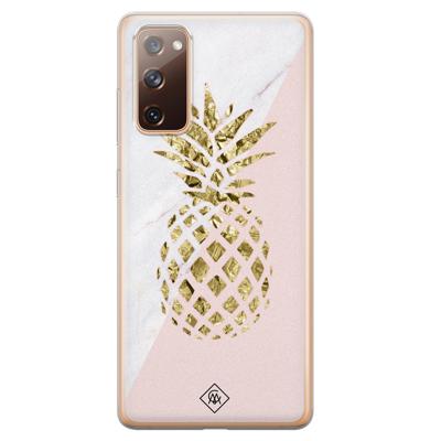 Samsung Galaxy S20 FE siliconen hoesje - Ananas
