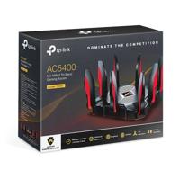 TP-Link AC5400 MU-MIMO Tri-Band Gaming Router, 8 × Gigabit LAN-poorten, 1,8 GHz 64 Bit Quad-Core CPU, 2 × USB 3.0-poorten, ideaal voor gaming Xbox/PS4/Steam en 4K, compatibel met Alexa (Archer C5400X) - thumbnail