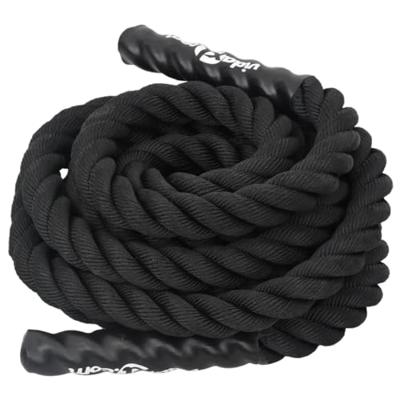 VidaXL Battle rope zwart 6 m 4,5 kg polyester VidaXL Battle rope zwart 6 m 4,5 kg polyester