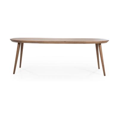 Eleonora Deens Ovale Eettafel 'Elijah' Eiken, 260 x 100cm, kleur Bruin