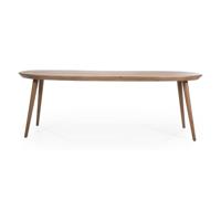 Eleonora Deens Ovale Eettafel 'Elijah' Eiken, 260 x 100cm, kleur Bruin - thumbnail