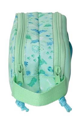 Pennenetui met 2 vakken Safta Munt 21 x 8 x 6 cm 3D