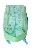 Pennenetui met 2 vakken Safta Munt 21 x 8 x 6 cm 3D - thumbnail