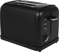 Princess 142396 Black Steel Collectie Broodrooster RVS/Zwart - thumbnail