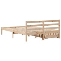 Bedframe zonder matras massief grenenhout 120x190 cm - thumbnail
