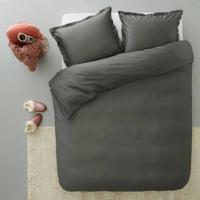 Cinderella dekbedovertrek Uni - antraciet - 140x200/220 cm - thumbnail