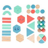 BS Toys houten bouwstenen - 38dlg. - thumbnail