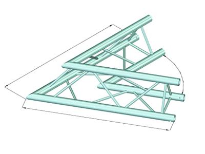 ALUTRUSS DECOLOCK DQ3-SPAC20 2-way Corner 60Â° bk
