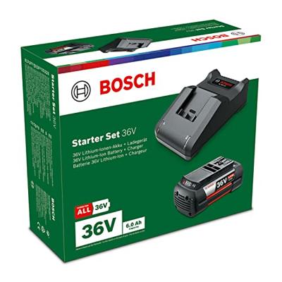 Bosch Groen Starter Kit 36 V | 1x 36V 6.0 Ah accu en 1x lader AL 36V-20 - F016800636 Bosch Groen Starter Kit 36 V | 1x 36V 6.0 Ah accu en 1x lader AL 36V-20 - F016800636