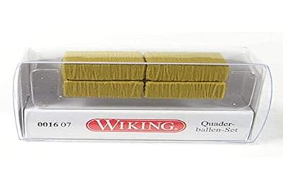 Wiking 001607 H0 4 vierkante hooibalen Kant-en-klaar model Wiking 001607 H0 4 vierkante hooibalen Kant-en-klaar model