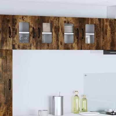 Keukenkast Kalmar 2 pcs Gerookt eiken 60 x 31 x 40 cm