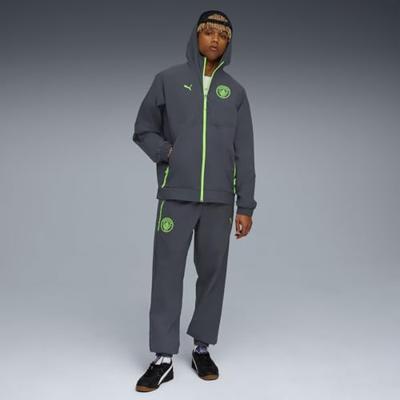 Manchester City Tech Woven Trainingspak Senior 2025/2026 Grijs - Maat S - Kleur: LichtgroenGrijs | Soccerfanshop
