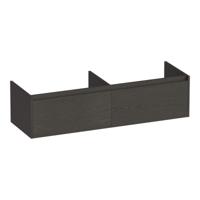 Brauer Embrace - Onderkast - 140 cm - met 2 Softclose Lades Greeploos en 2 Sifon Uitsparingen - Timber Anthracite - thumbnail