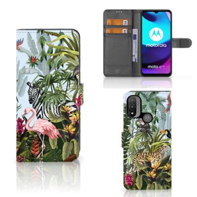 Telefoonhoesje | Met pasjeshouder | voor Motorola Moto E20 | E30 | E40 Jungle