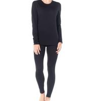 Icebreaker Merino 200 Oasis Thermobroek Dames Black L - thumbnail