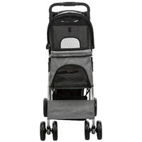 Trixie hondenbuggy grijs 47x80x100 cm tot 15 kg - thumbnail