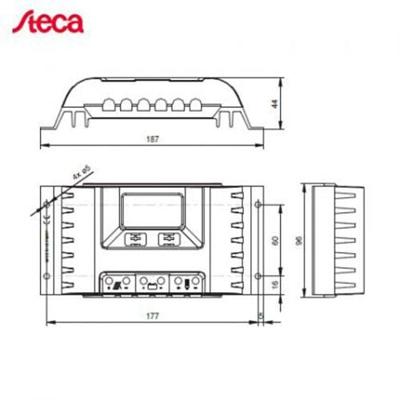 Steca PR 1010 Laadregelaar voor zonne-energie PWM 12 V, 24 V 10 A