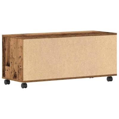 TV-kast Bruin 90 x 35 x 35 cm Bewerkt hout