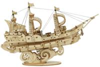 Robotime ROKR 3D houten zeilschip - thumbnail