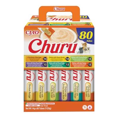 INABA Churu Chicken mix - Kattensnoepje - 80x14g