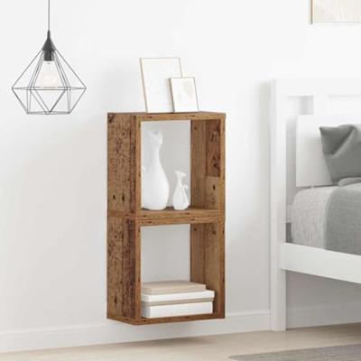 Wandplank met plank Wandgemonteerd Oud Hout Bewerkt hout