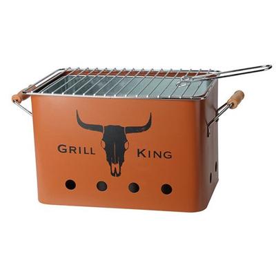 ProGarden barbecuegrill rechthoekig mat oranje