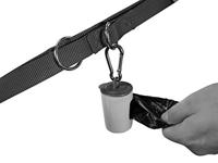 Abi Producten/hondenpoepzak dispenser wit kunststof - thumbnail